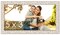 Photo Size Refined White Picture Frame - UV Acrylic, Foam Board Backing, Hanging Hardware